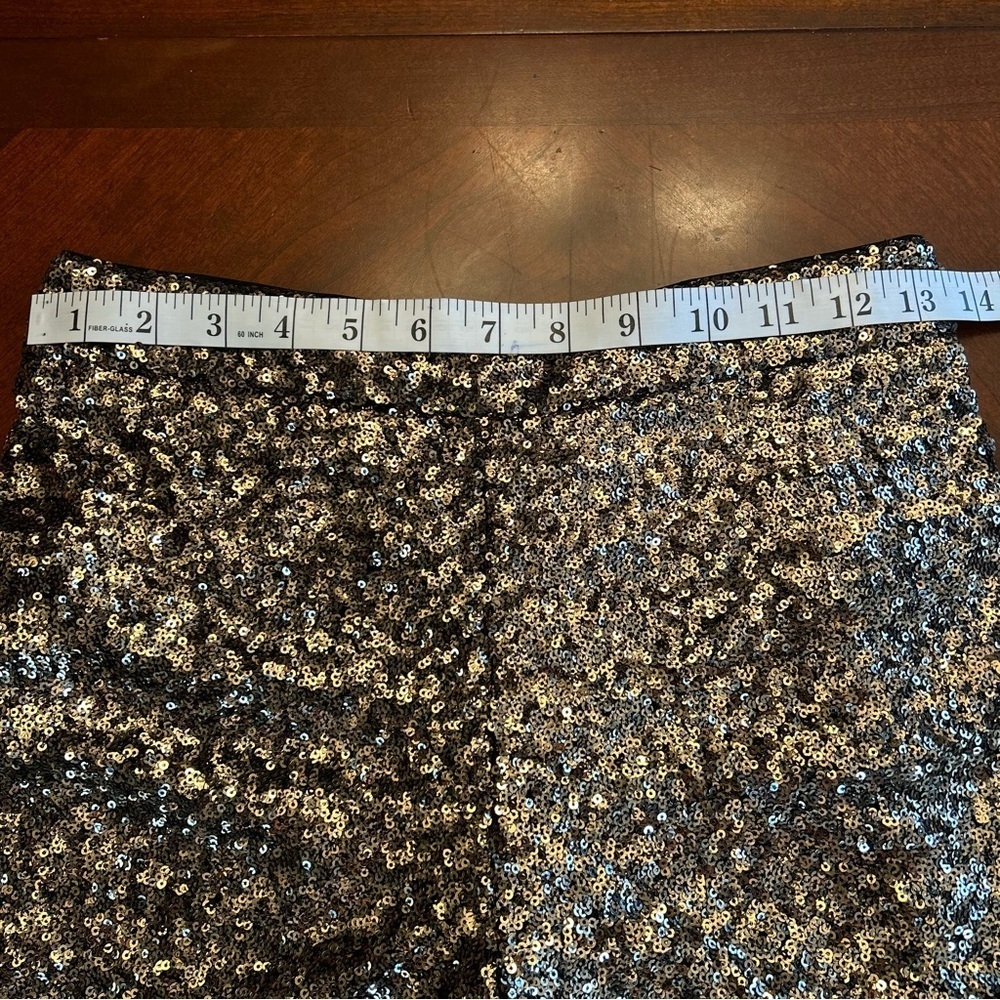 NEW Banana Republic | High-Rise Wide Leg Sequin Pants - Picture 9 of 13